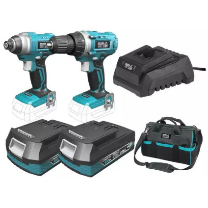 Dedra DED7014 (шуруповерт, винтоверт, 2 АКБ, сумка)