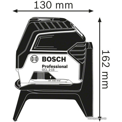 Лазерный нивелир Bosch GCL 2-50 Professional 0601066F01 (RM1 + BM3 + LR6)