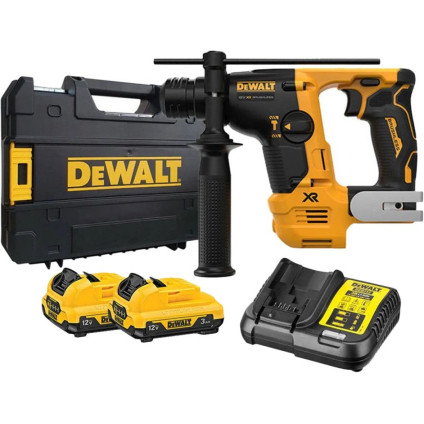 Перфоратор DeWalt DCH072L2 (с 2-мя АКБ 3 Ач, кейс)