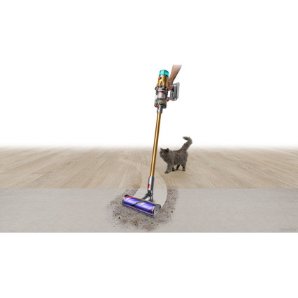 Пылесос Dyson V12 Detect Slim Absolute hepa (золотой)