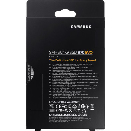 SSD Samsung 870 Evo 1TB MZ-77E1T0BW