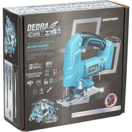 Электролобзик Dedra DED7067 (без АКБ)