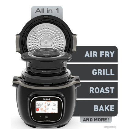 Мультиварка-скороварка Tefal Cook4me Touch CY9128
