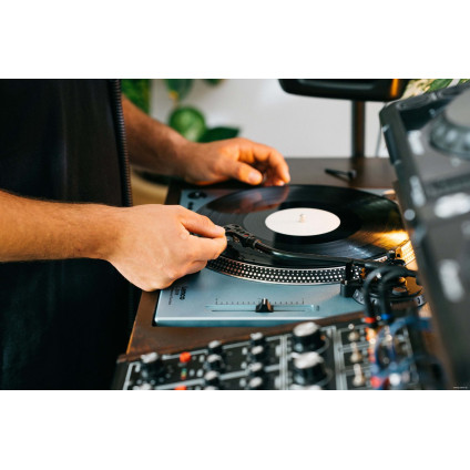 Виниловый проигрыватель Lenco L-3809 (металлик)