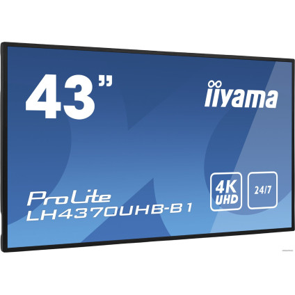 Информационная панель Iiyama ProLite LH4370UHB-B1