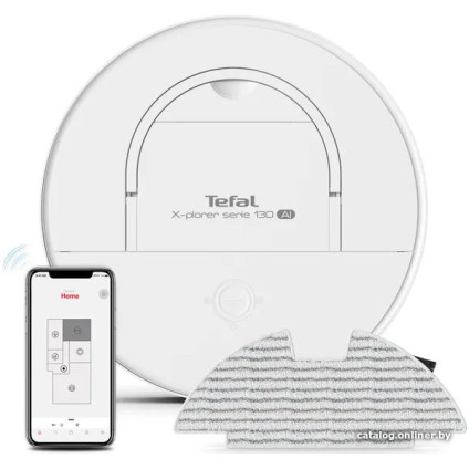 Робот-пылесос Tefal X-Plorer Serie 130AI Animal & Allergy RG9077WH