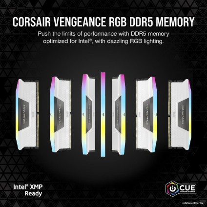 Оперативная память Corsair Vengeance RGB 2x16ГБ DDR5 6000 МГц CMH32GX5M2E6000C36W