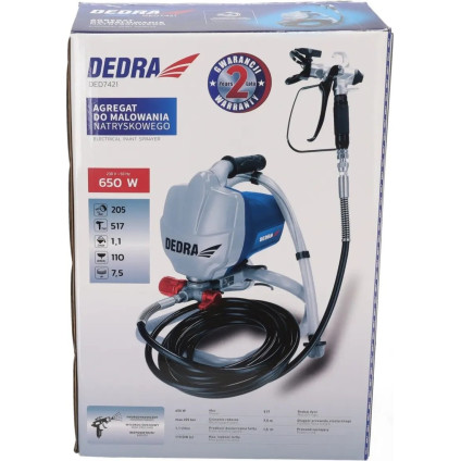 Краскораспылитель Dedra DED7421