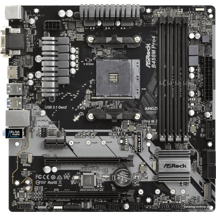 Материнская плата ASRock B450M Pro4