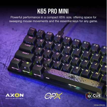 Клавиатура Corsair K65 Pro Mini (Corsair OPX, нет кириллицы)