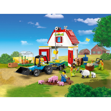 Конструктор LEGO City 60346 Ферма и амбар с животными