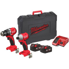 Milwaukee M18 BLCPP2A-402C 4933492827 (шуруповерт, винтоверт, 2 АКБ, кейс)