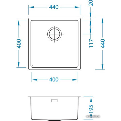 Кухонная мойка Alveus Kombino 30 [1100235]