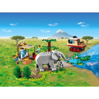 Конструктор LEGO City 60302 Операция по спасению зверей