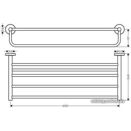 Держатель для полотенца Hansgrohe 41720000