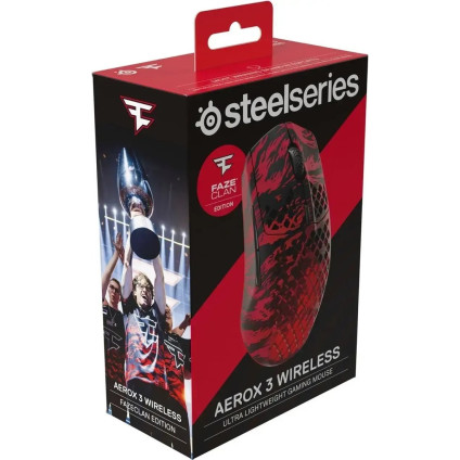 Игровая мышь SteelSeries Aerox 3 Wireless 2022 FaZe Clan Limited Edition