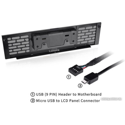 ЖК-панель Thermaltake LCD Panel Kit Tower 200 AC-066-OO1NAN-A1