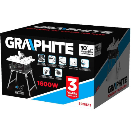 Распиловочный (циркулярный) станок GRAPHITE 59G823