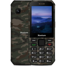 Телефон Xenium X300 (зеленый камуфляж)