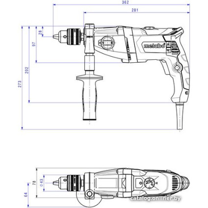 Ударная дрель Metabo SBEV 1300-2 600785500
