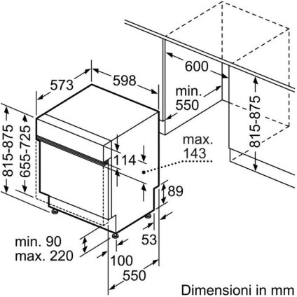 Встраиваемая посудомоечная машина Bosch Serie 4 SMI4ECS28E