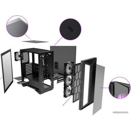 Корпус MSI MPG Gungnir 110R