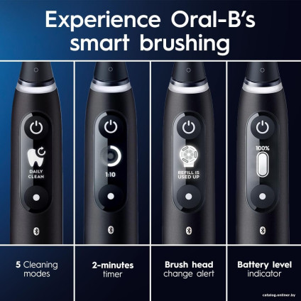 Электрическая зубная щетка Oral-B iO7 (magnetic blue sapphire)