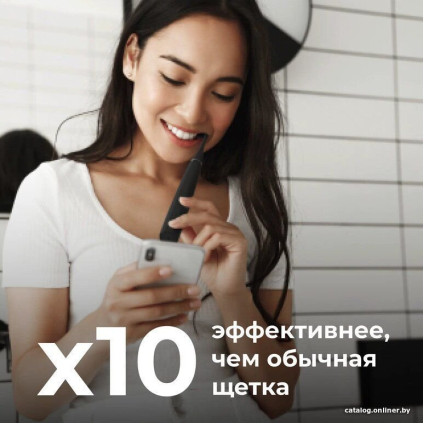 Электрическая зубная щетка AENO DB2S (3 насадки, черный)