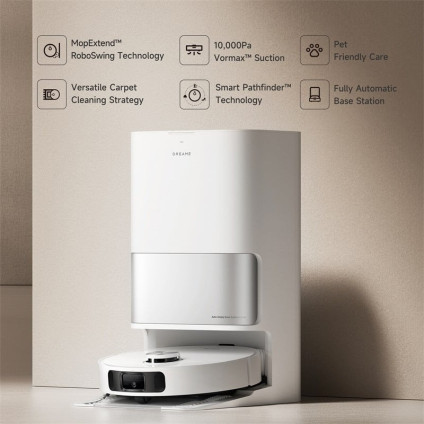 Робот-пылесос Dreame Robot Vacuum L10s Ultra Gen 2 (международная версия, белый)