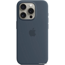 Чехол для телефона Apple MagSafe Silicone Case для iPhone 15 Pro (синий шторм)