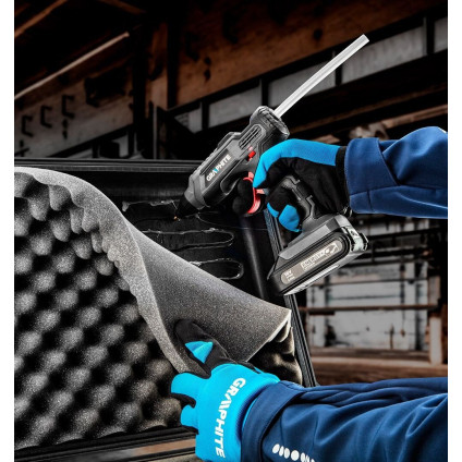 Термоклеевой пистолет GRAPHITE 58G040 (без АКБ)