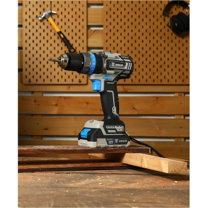 Ударная дрель-шуруповерт Deko DKBL20ID02-S1 (с 1-им АКБ)