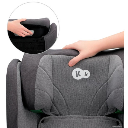Детское автокресло KinderKraft Junior Fix I-size (светло-серый)