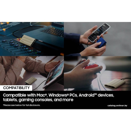 Внешний накопитель Samsung T7 Shield 2TB (черный)