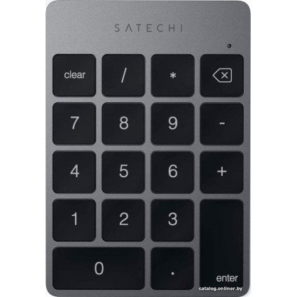 Цифровой блок Satechi Aluminum Slim Rechargeable Bluetooth Keypad (серый космос)