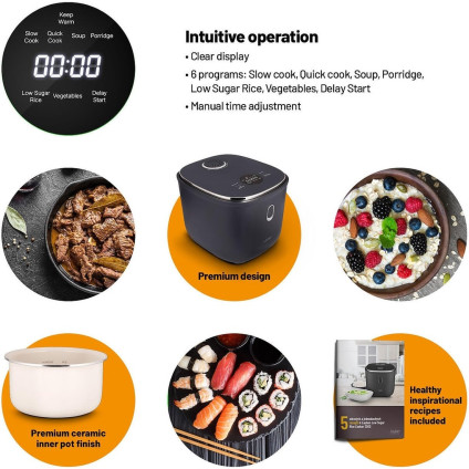 Рисоварка Lauben Low Sugar Rice Cooker 3000AT