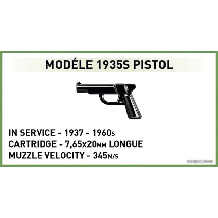 Конструктор Cobi World War II 2553 Renault R35