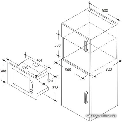 Микроволновая печь Candy MIC 20 GDFN