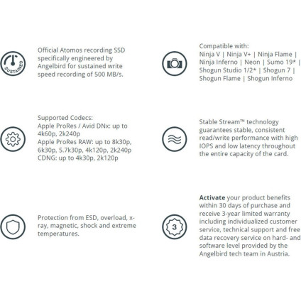 SSD-накопитель Angelbird AtomX ATOMXMINI2000PK 2TB