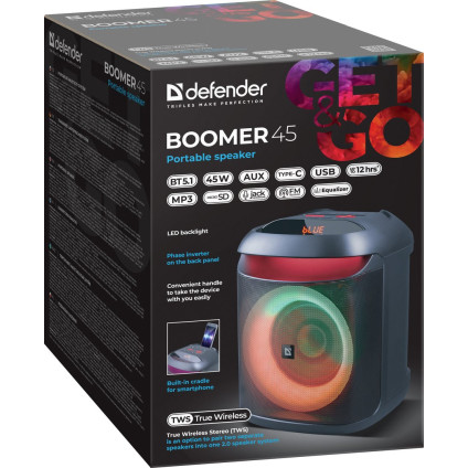 Беспроводная колонка Defender Boomer 45