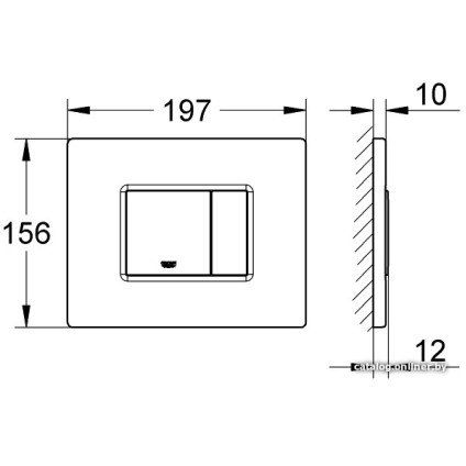 Панель смыва Grohe Skate Cosmopolitan 38732SH0 (альпин-белый)