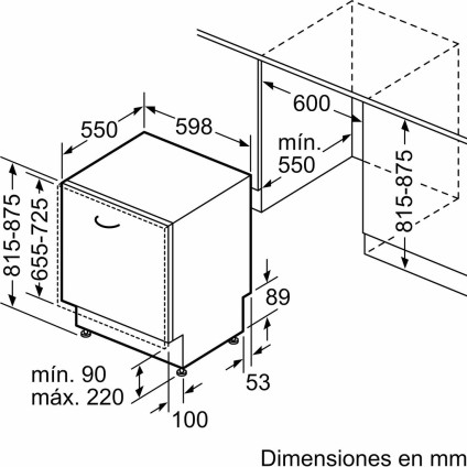 Встраиваемая посудомоечная машина Bosch Serie 2 SMV2ITX09E