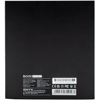 Электронная книга Onyx BOOX Go Color 7 (черный)