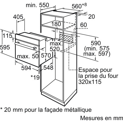 Электрический духовой шкаф Bosch Serie 2 HBF133BA0