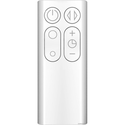 Безлопастной вентилятор Dyson AM07 белый/серебристый