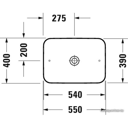 Умывальник Duravit Cape Cod 2347550000