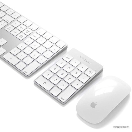 Цифровой блок Satechi Aluminum Slim Rechargeable Bluetooth Keypad (серебристый)