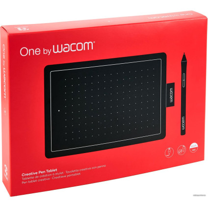 Графический планшет Wacom One by Wacom CTL-472 (маленький размер)