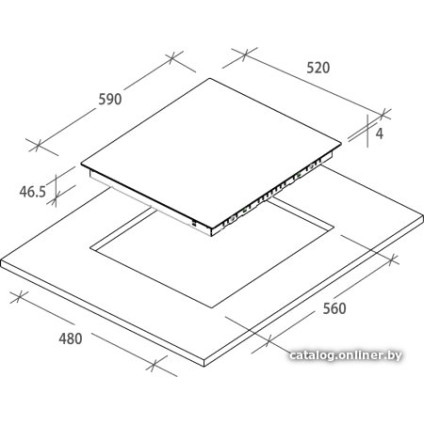 Варочная панель Candy CH 64 CCW