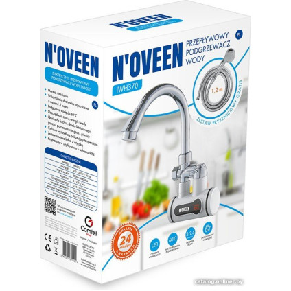 Проточный электрический водонагреватель-кран N'oveen IWH370